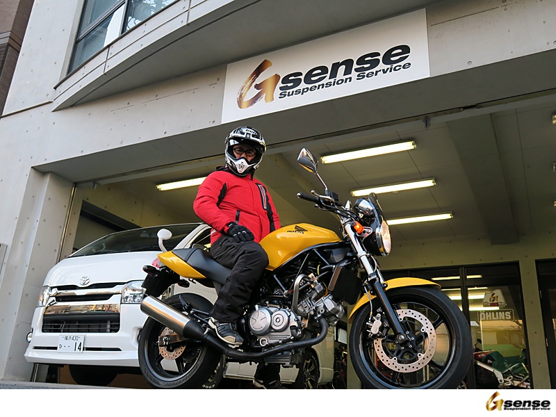 VTR250用G senseオリジナルOHLINS！ ｜ サスペンション サービス G