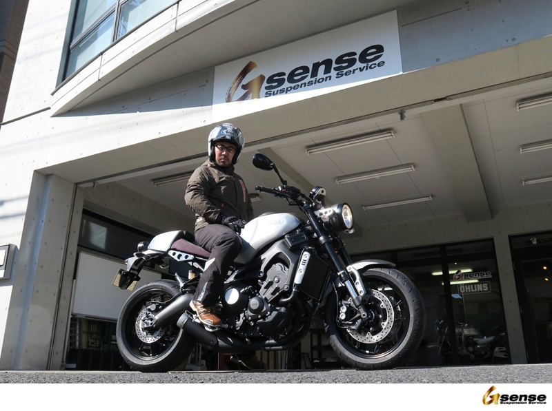 XSR900用OHLINSローダウンG sense set upモデル完成