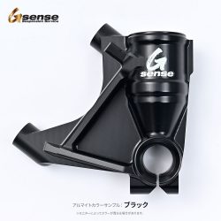 アルマイトカラーサンプル：ブラック